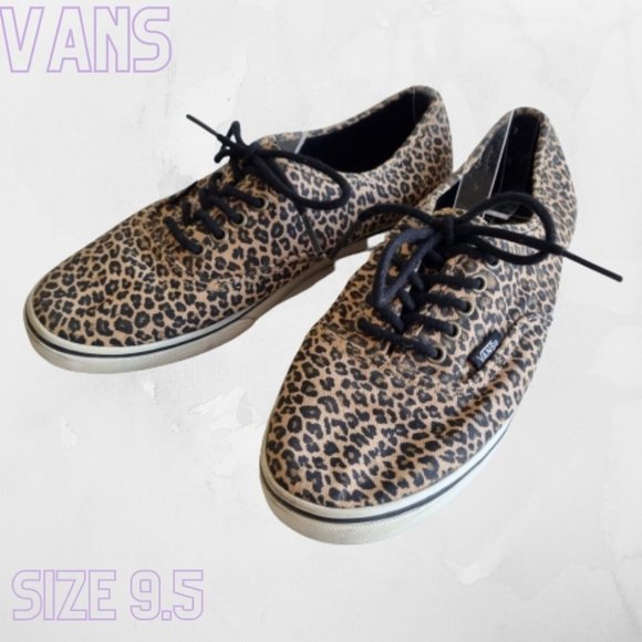 Vans Shoes - Vans Multicolour Leopard Print Low Top Sneakers Size 9.5